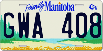 MB license plate GWA408