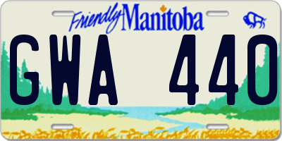 MB license plate GWA440