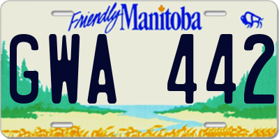 MB license plate GWA442