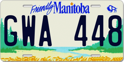 MB license plate GWA448
