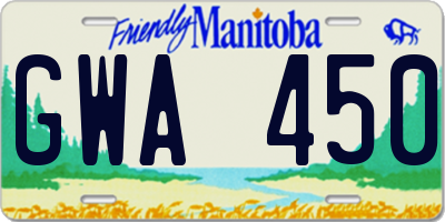 MB license plate GWA450