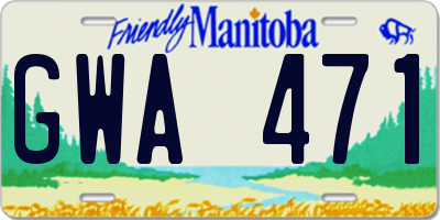 MB license plate GWA471