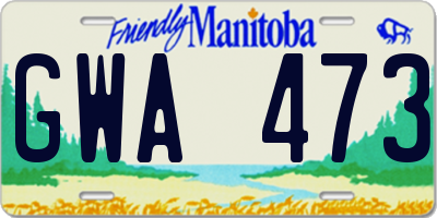 MB license plate GWA473