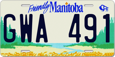 MB license plate GWA491