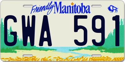 MB license plate GWA591