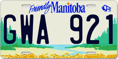 MB license plate GWA921