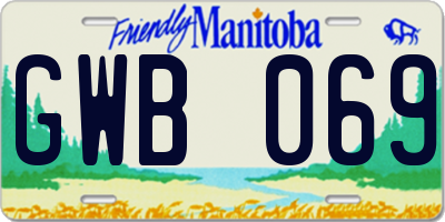 MB license plate GWB069
