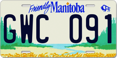 MB license plate GWC091