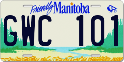 MB license plate GWC101