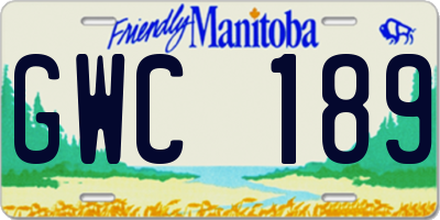 MB license plate GWC189