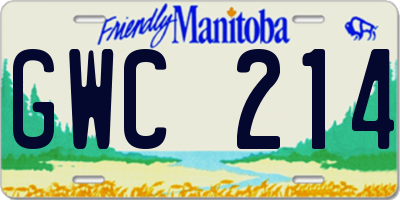 MB license plate GWC214