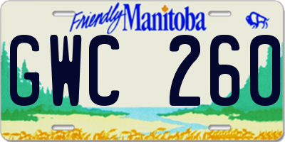 MB license plate GWC260