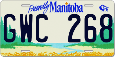 MB license plate GWC268
