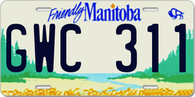 MB license plate GWC311