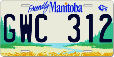 MB license plate GWC312