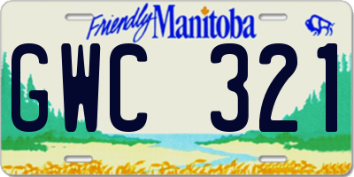MB license plate GWC321