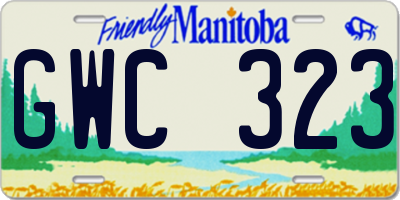 MB license plate GWC323