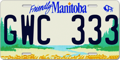 MB license plate GWC333