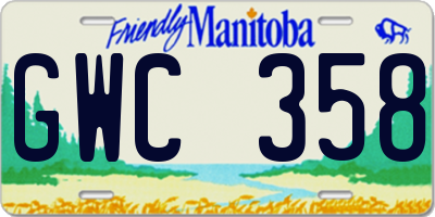 MB license plate GWC358