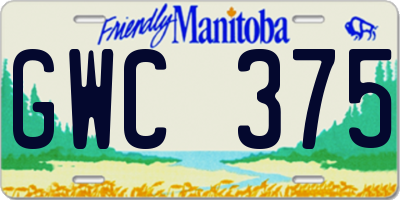 MB license plate GWC375