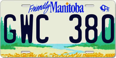 MB license plate GWC380