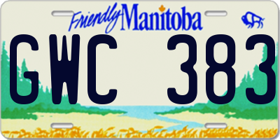 MB license plate GWC383