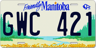 MB license plate GWC421