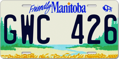 MB license plate GWC426