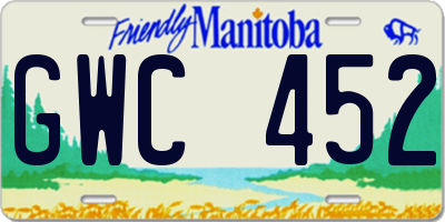 MB license plate GWC452