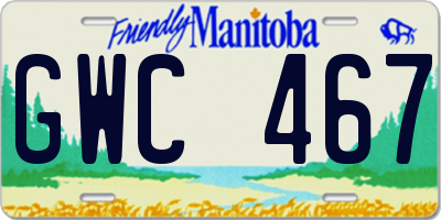 MB license plate GWC467