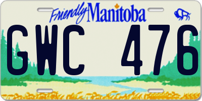 MB license plate GWC476