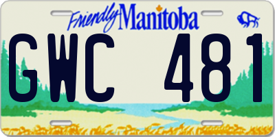 MB license plate GWC481