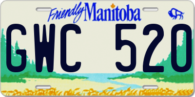 MB license plate GWC520