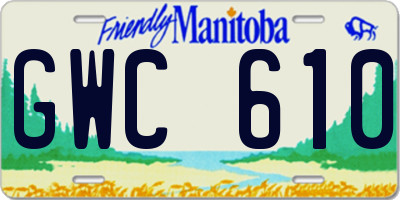 MB license plate GWC610