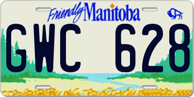 MB license plate GWC628