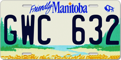 MB license plate GWC632