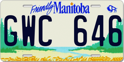 MB license plate GWC646