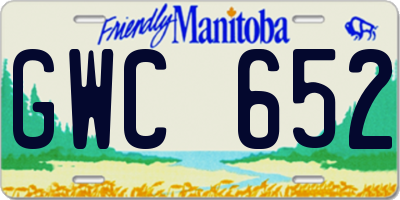 MB license plate GWC652