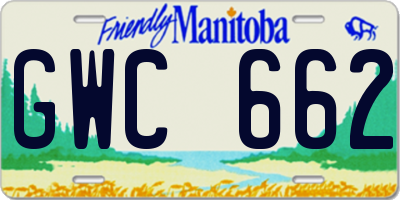 MB license plate GWC662