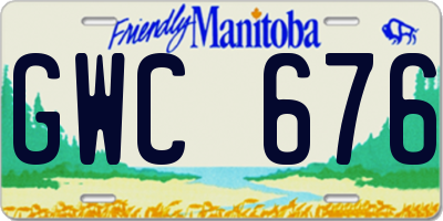 MB license plate GWC676