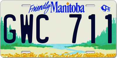 MB license plate GWC711