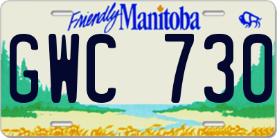 MB license plate GWC730