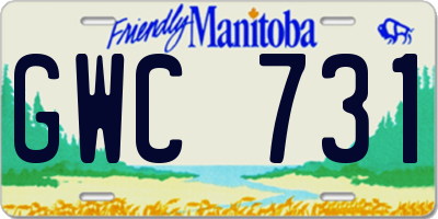 MB license plate GWC731
