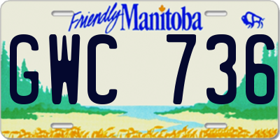 MB license plate GWC736