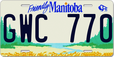 MB license plate GWC770