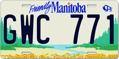 MB license plate GWC771
