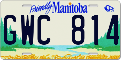 MB license plate GWC814