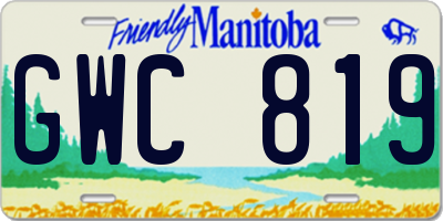 MB license plate GWC819