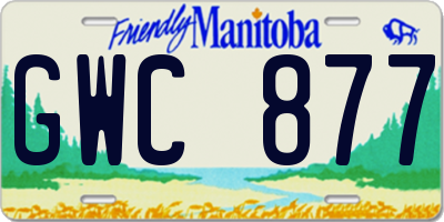 MB license plate GWC877