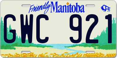 MB license plate GWC921